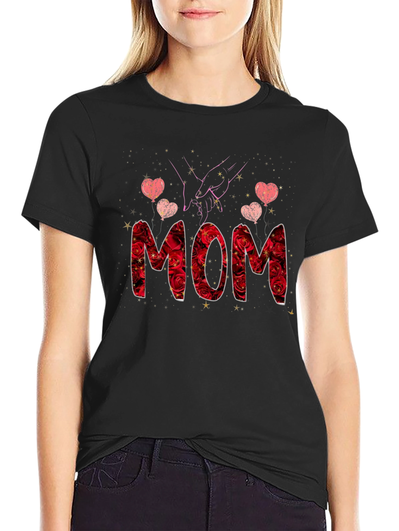 Floral MOM Graphic T-Shirt - Mothers Day Gift