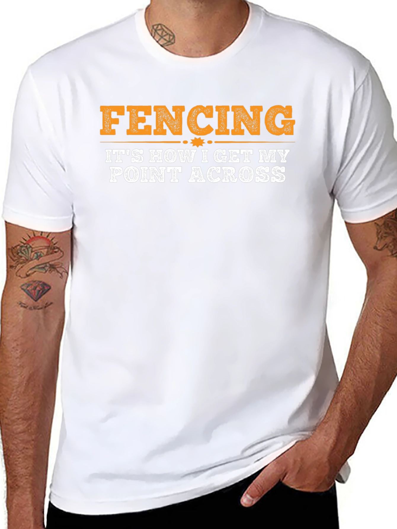 Fencing: Its How I Get My Point Across T-Shirt