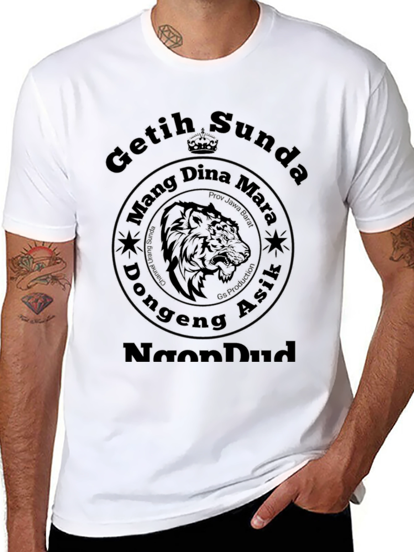 Getih Sunda Black T-Shirt