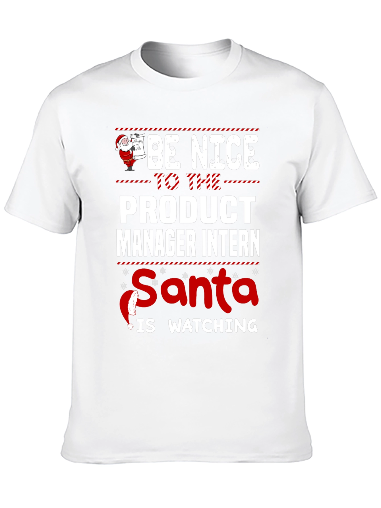 Product Manager Intern Santa Christmas T-Shirt