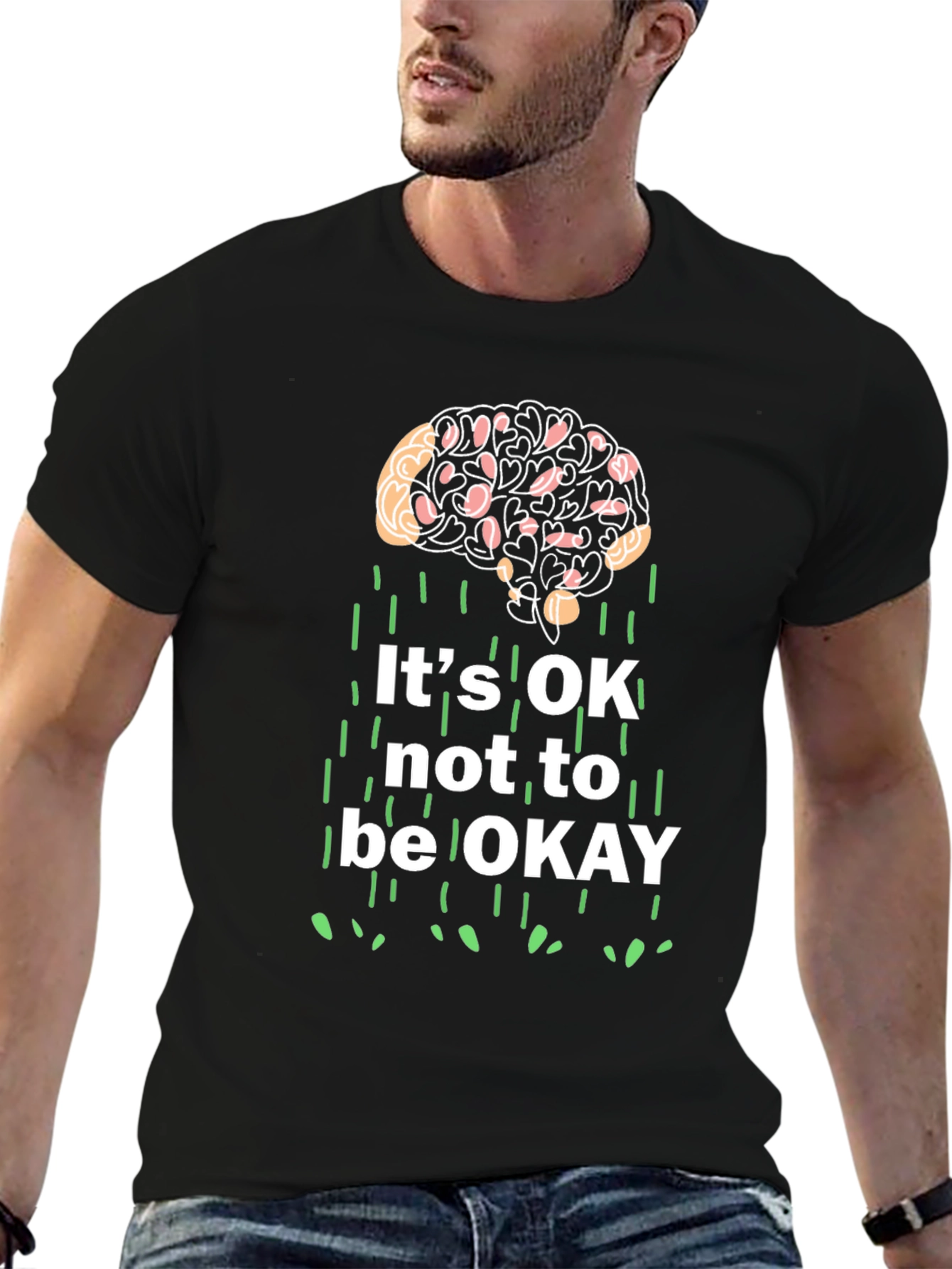 Its OK Not to Be OK Mental Health T-Shirt