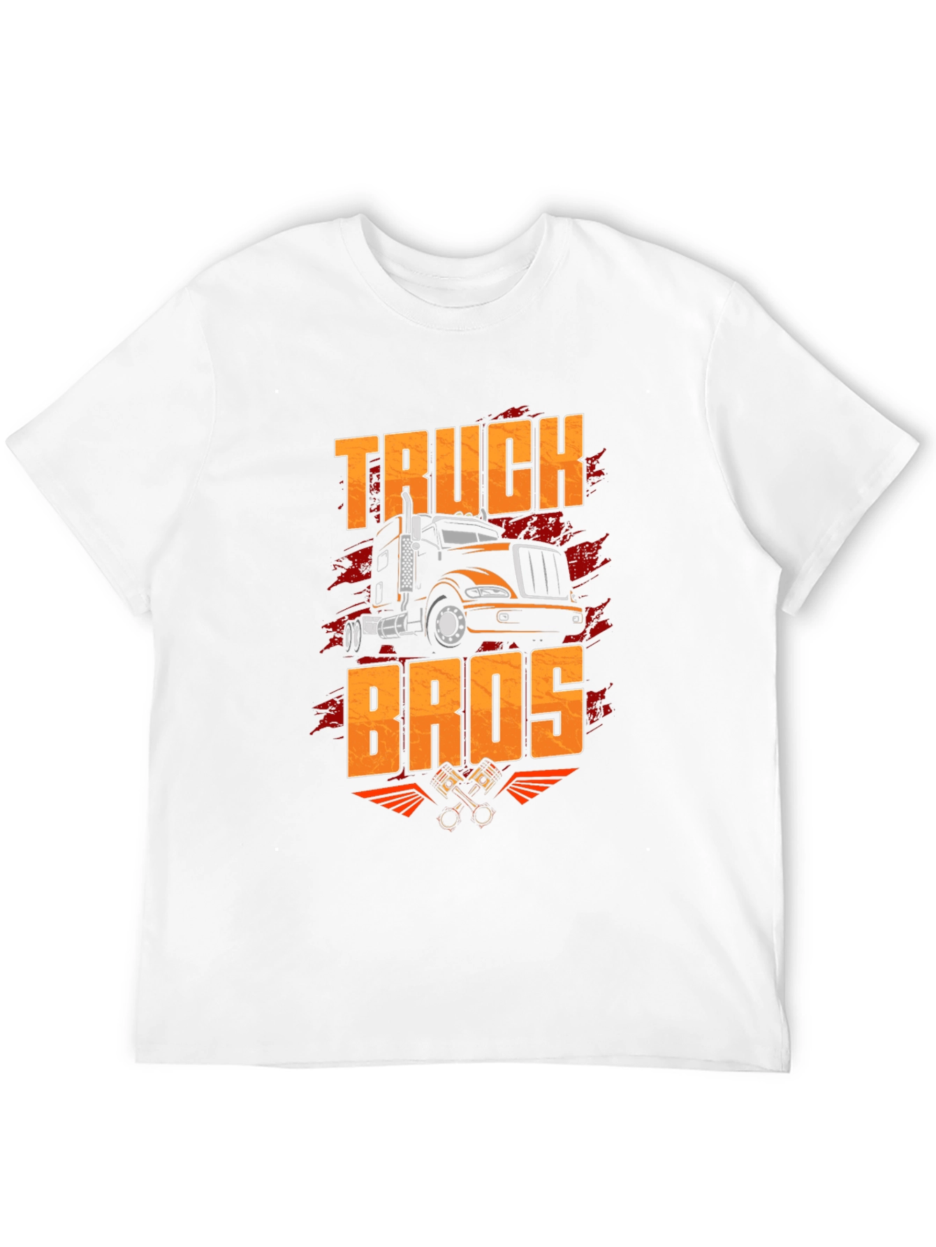 Truck Bros Graphic Tee - Black Crew Neck T-Shirt