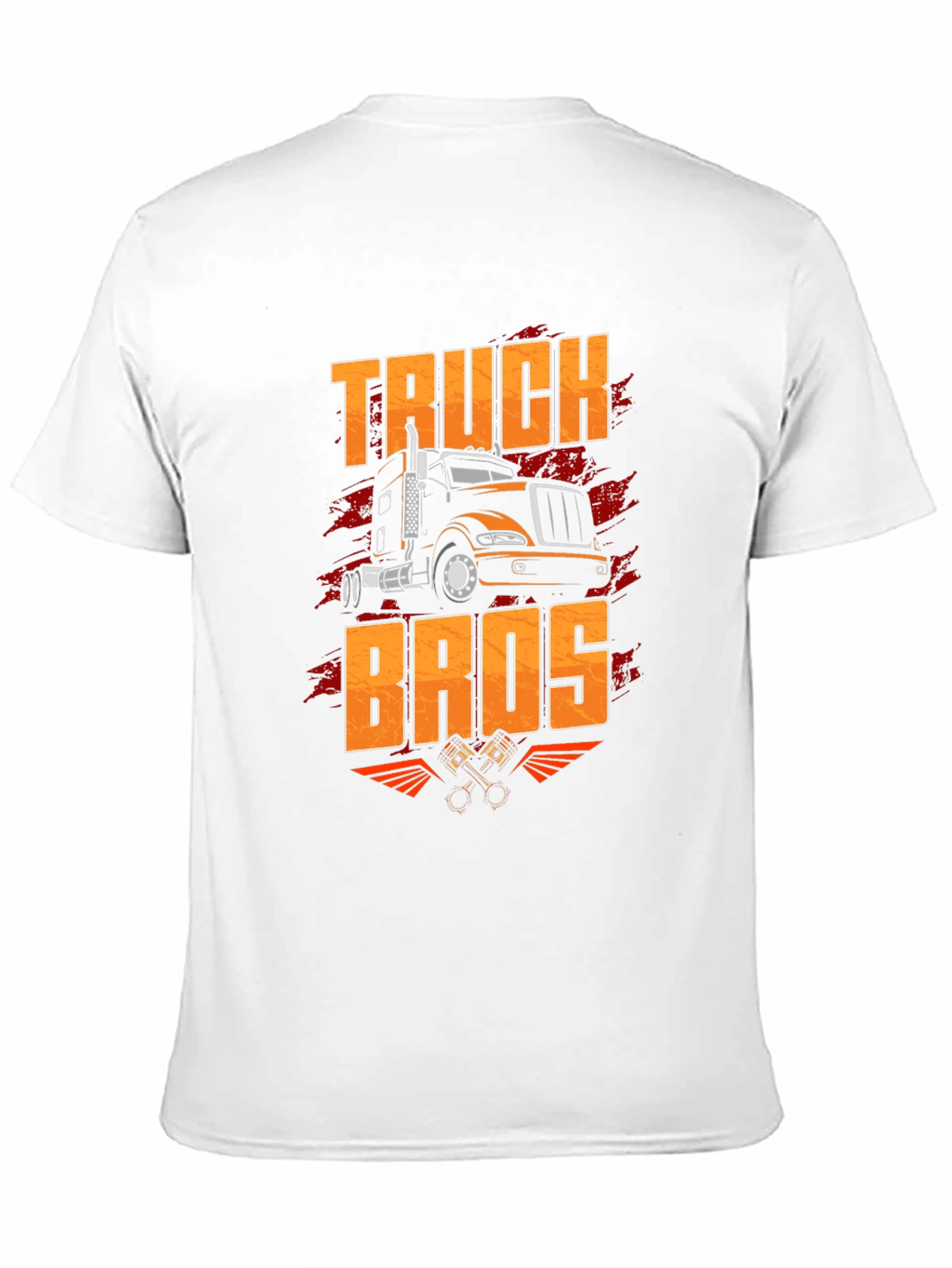 Truck Bros Graphic Tee - Black Crew Neck T-Shirt