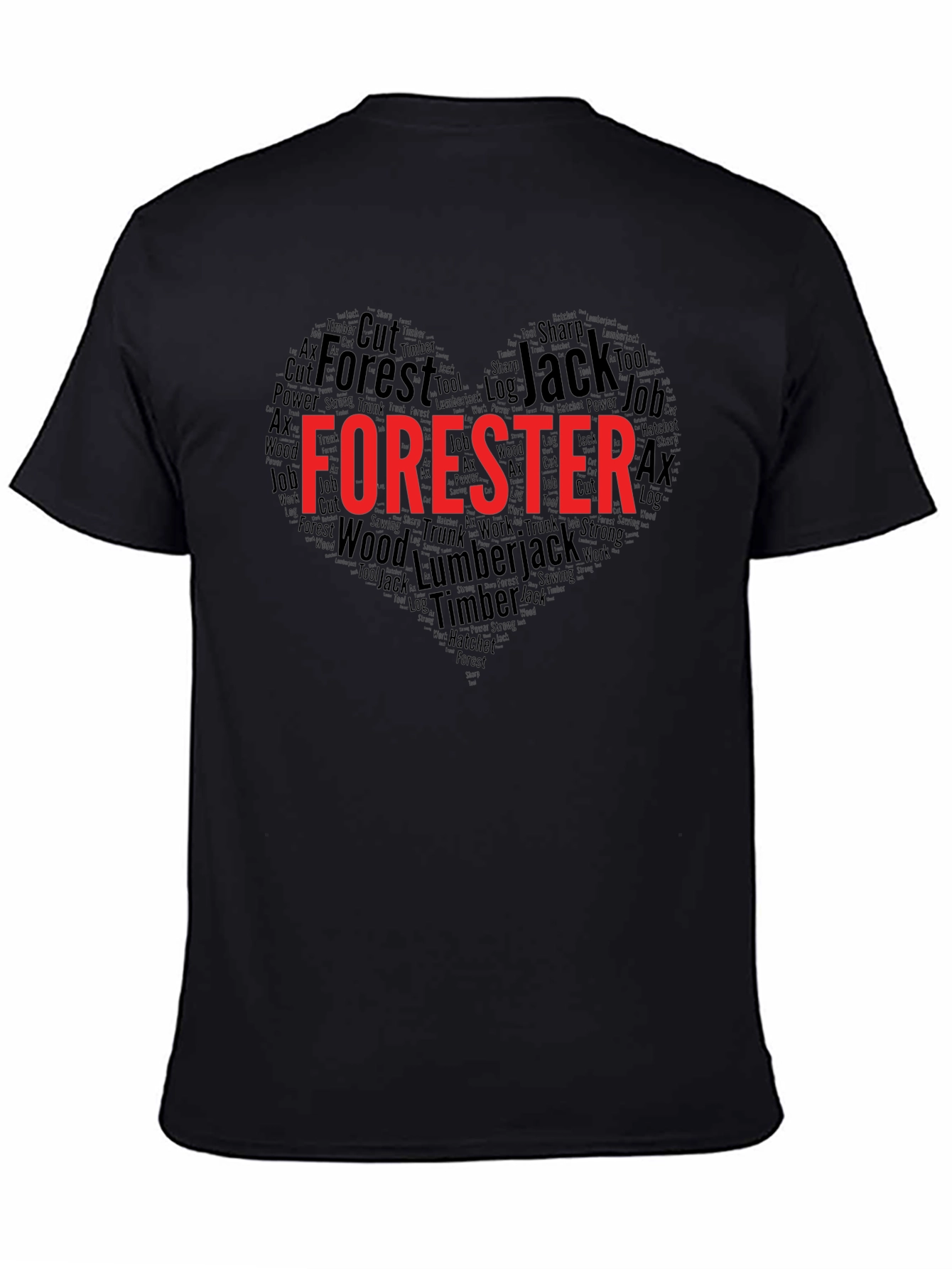 Forester Word Art Heart T-Shirt