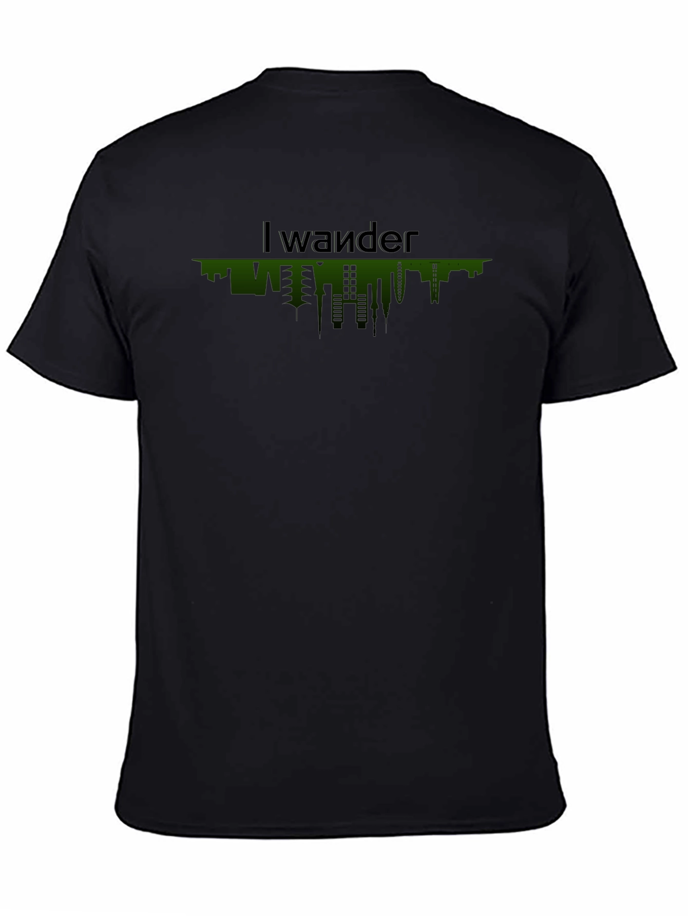 I Wander Upside Down City T-Shirt