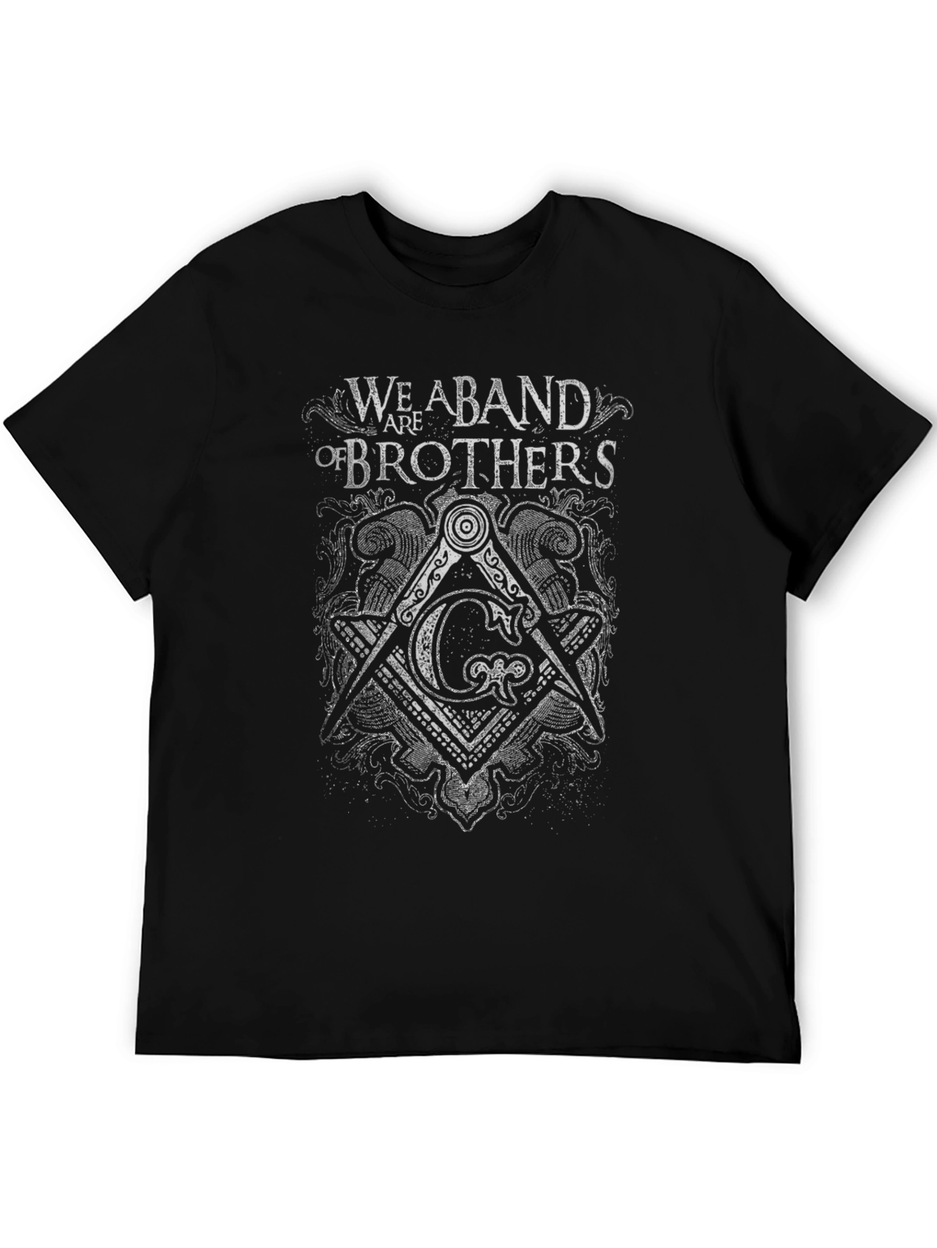 We Are Abandoned of Brothers Black T-Shirt