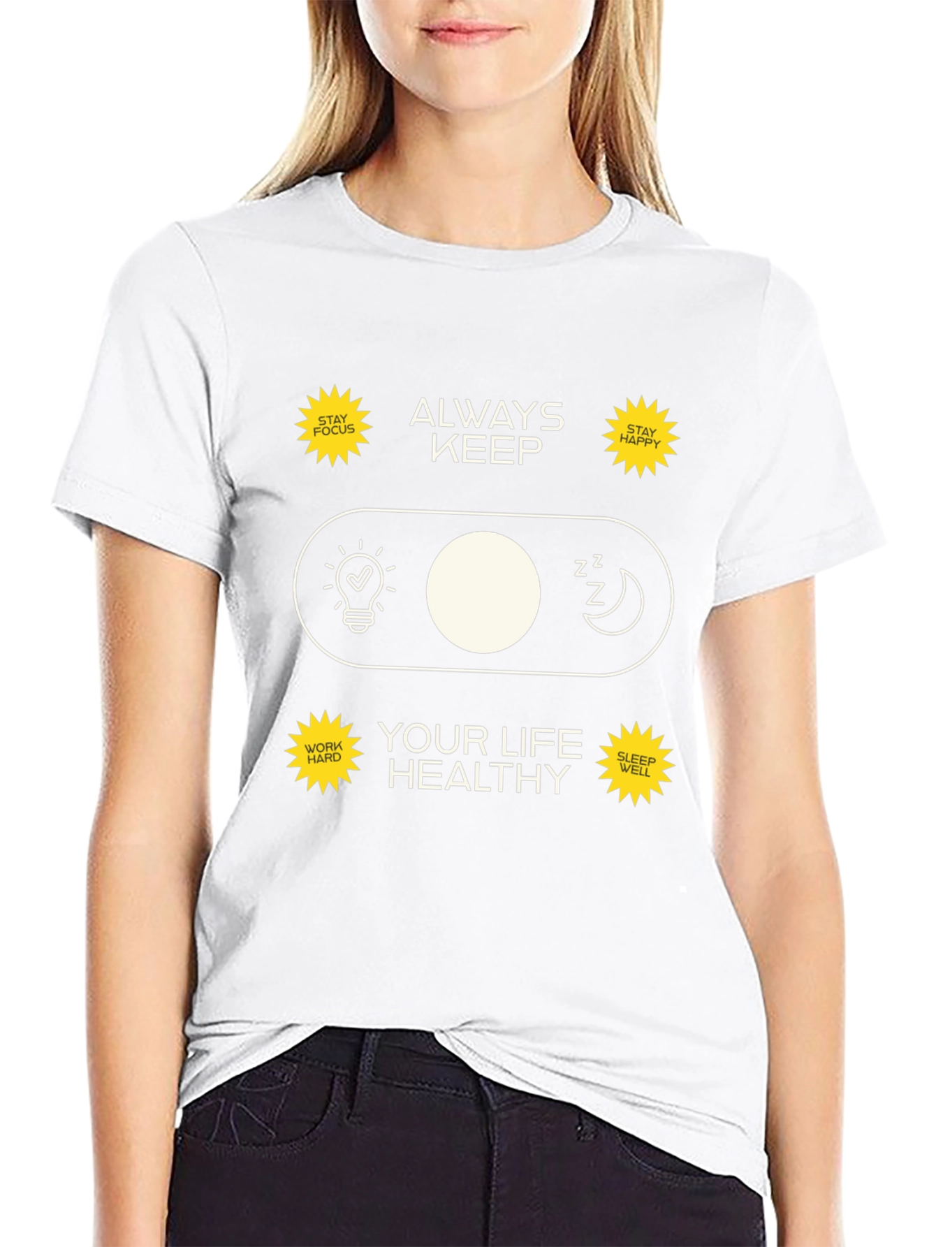 Always Keep Your Life Healthy Graphic Tee