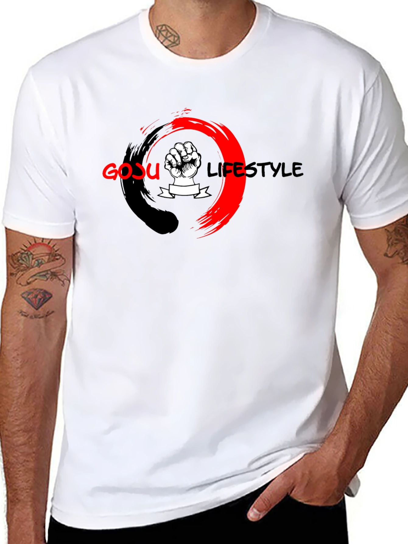 Goju Lifestyle Graphic Tee - Black