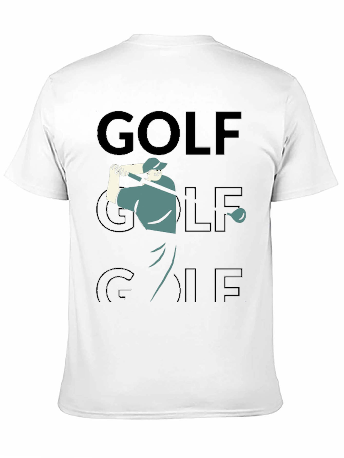 Golf Graphic Tee - Black