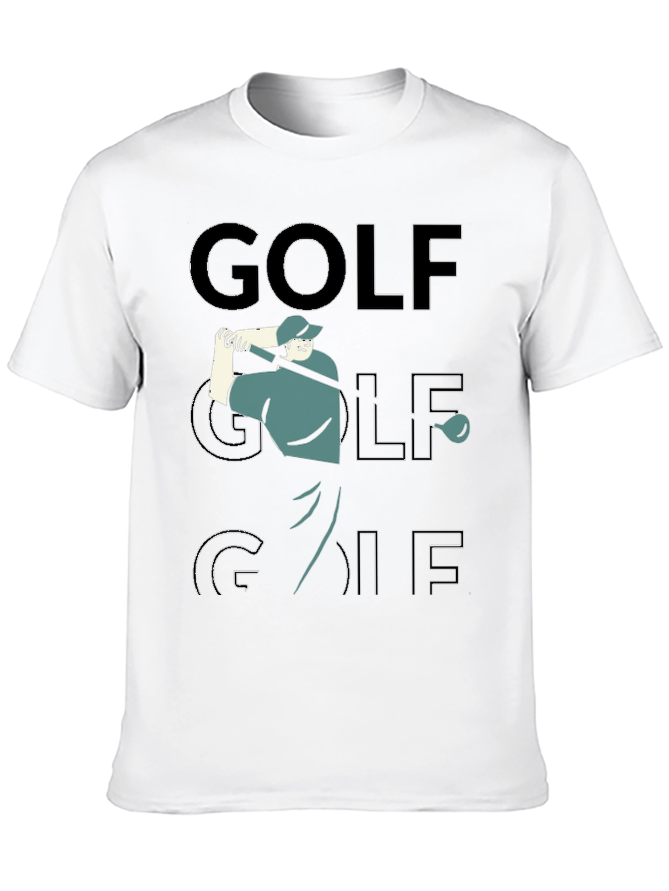 Golf Graphic Tee - Black