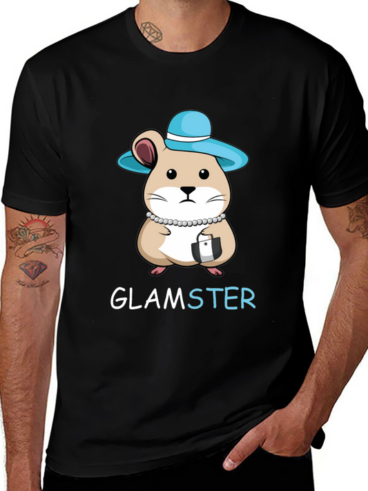 Glamster Hamster Graphic T-Shirt
