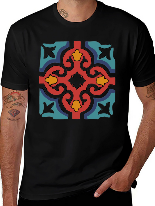Geometric Pattern T-Shirt - Unique Design