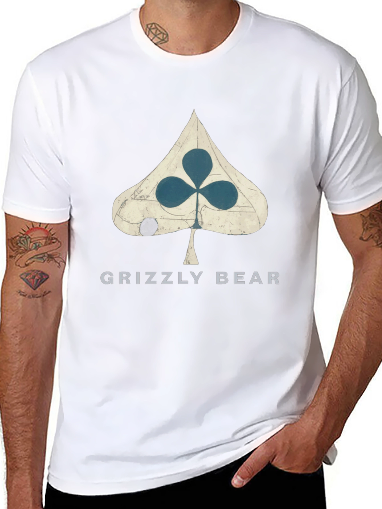 Grizzly Bear Graphic Tee - Spade Design