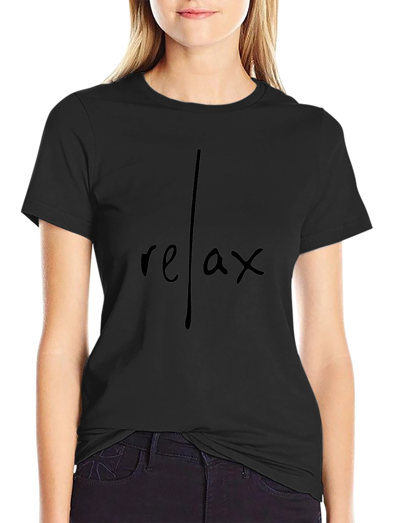 Relax Graphic Print T-Shirt - Casual Comfort