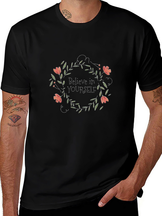Believe In Yourself Floral Tee