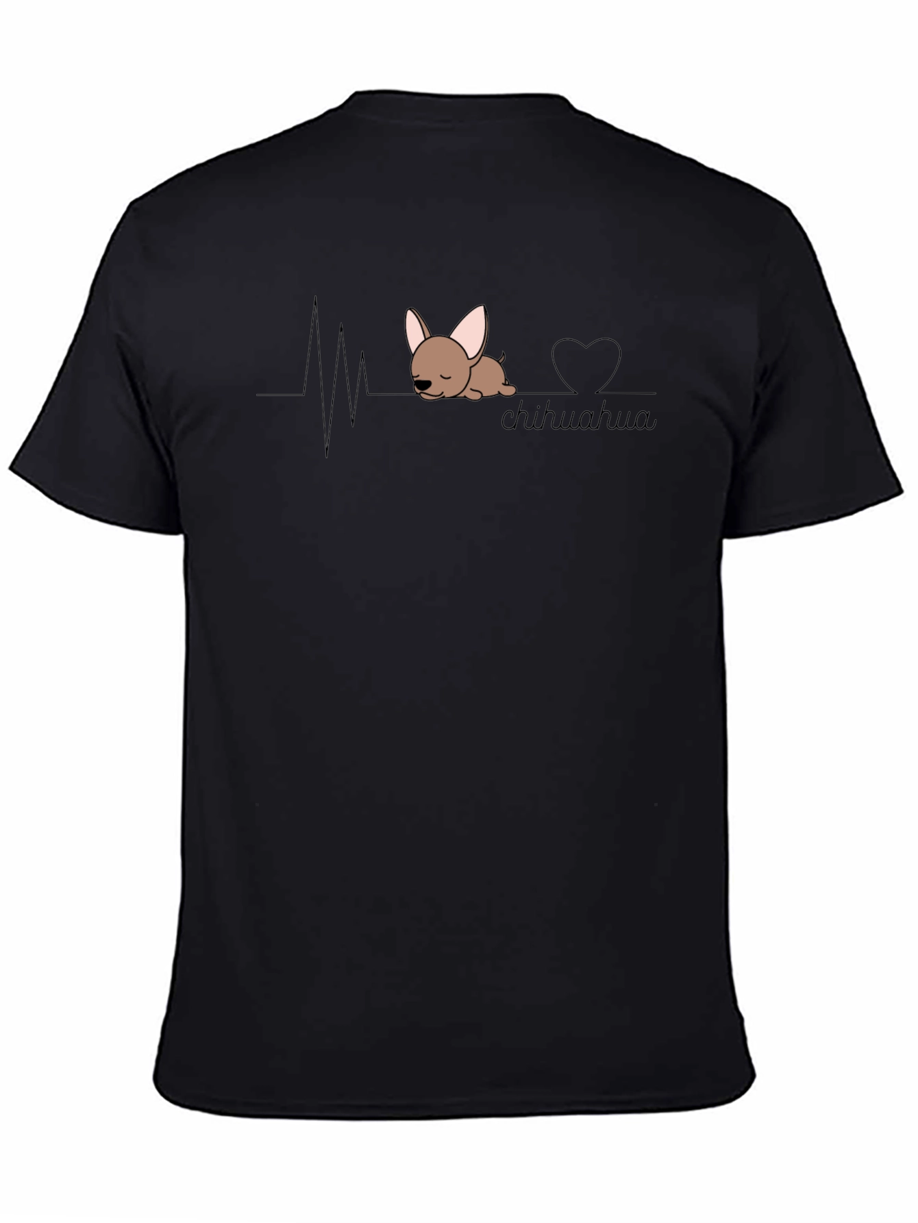 Chihuahua Heartbeat T-Shirt - Cute Dog Tee