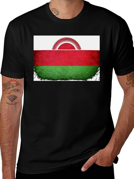 Malawi Flag Graphic T-Shirt