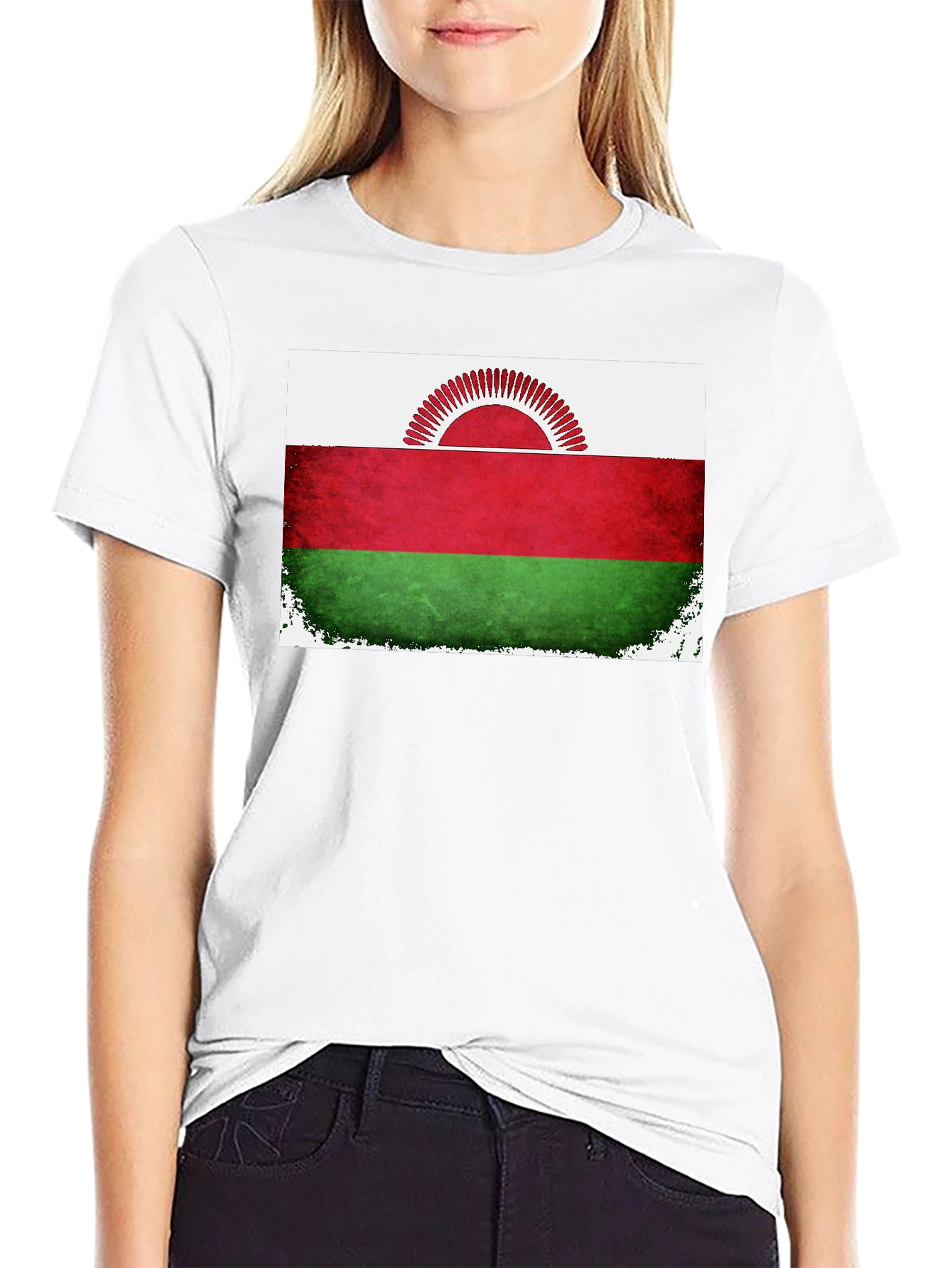 Malawi Flag Graphic T-Shirt