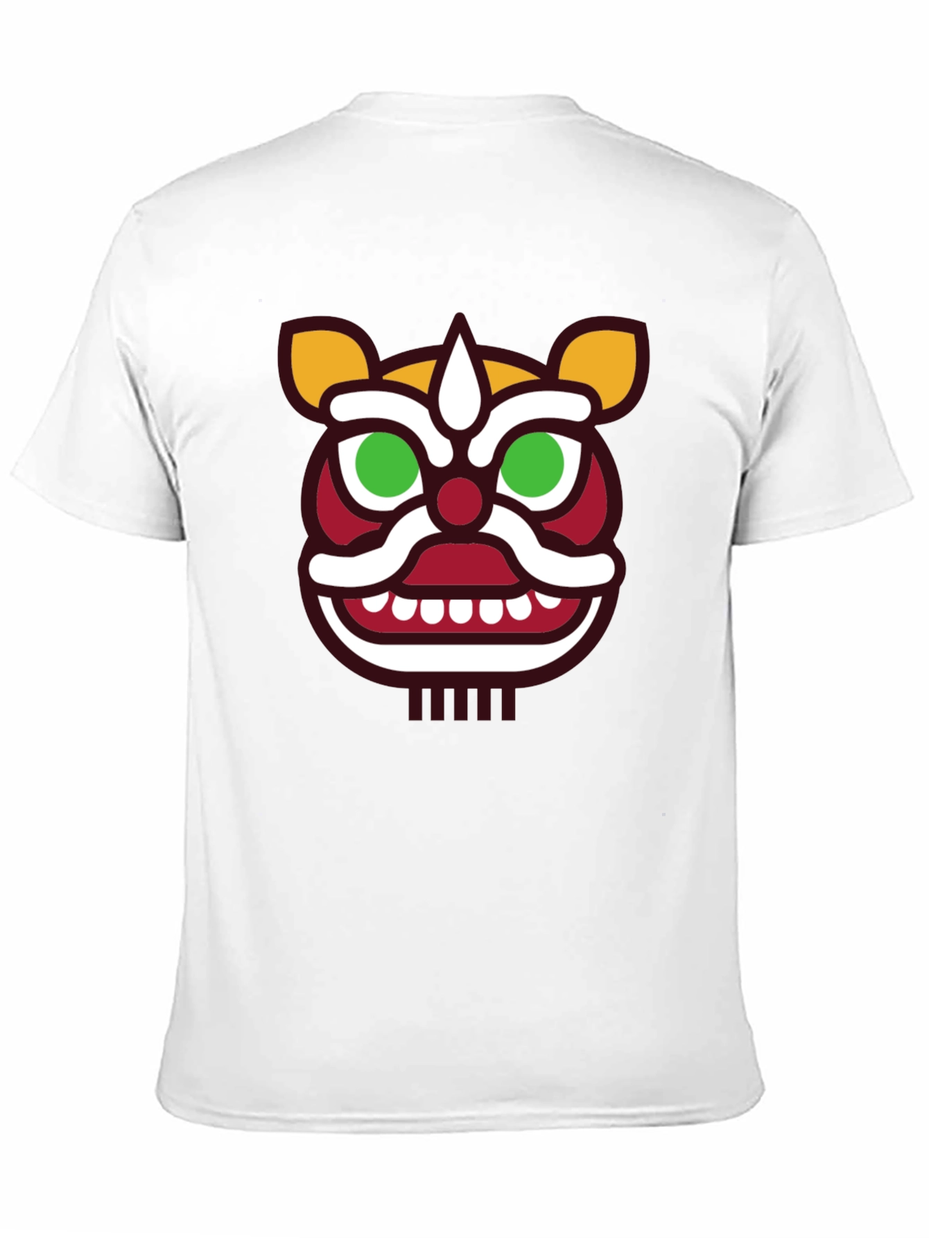 Lion Dance Graphic Tee - Mens Black T-Shirt
