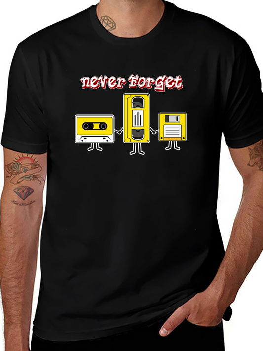 Retro Media T-Shirt - Never Forget!