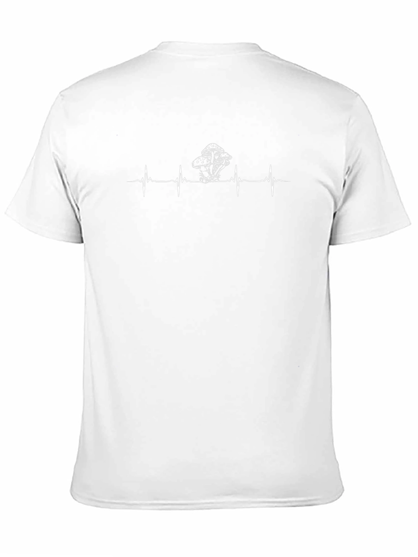 Mushroom Lifeline T-Shirt - Black Cotton Tee