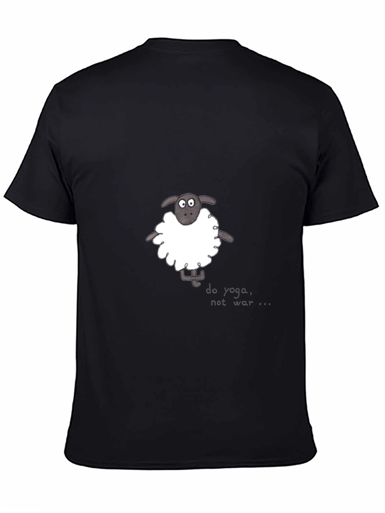Do Yoga Not War Sheep Graphic Tee