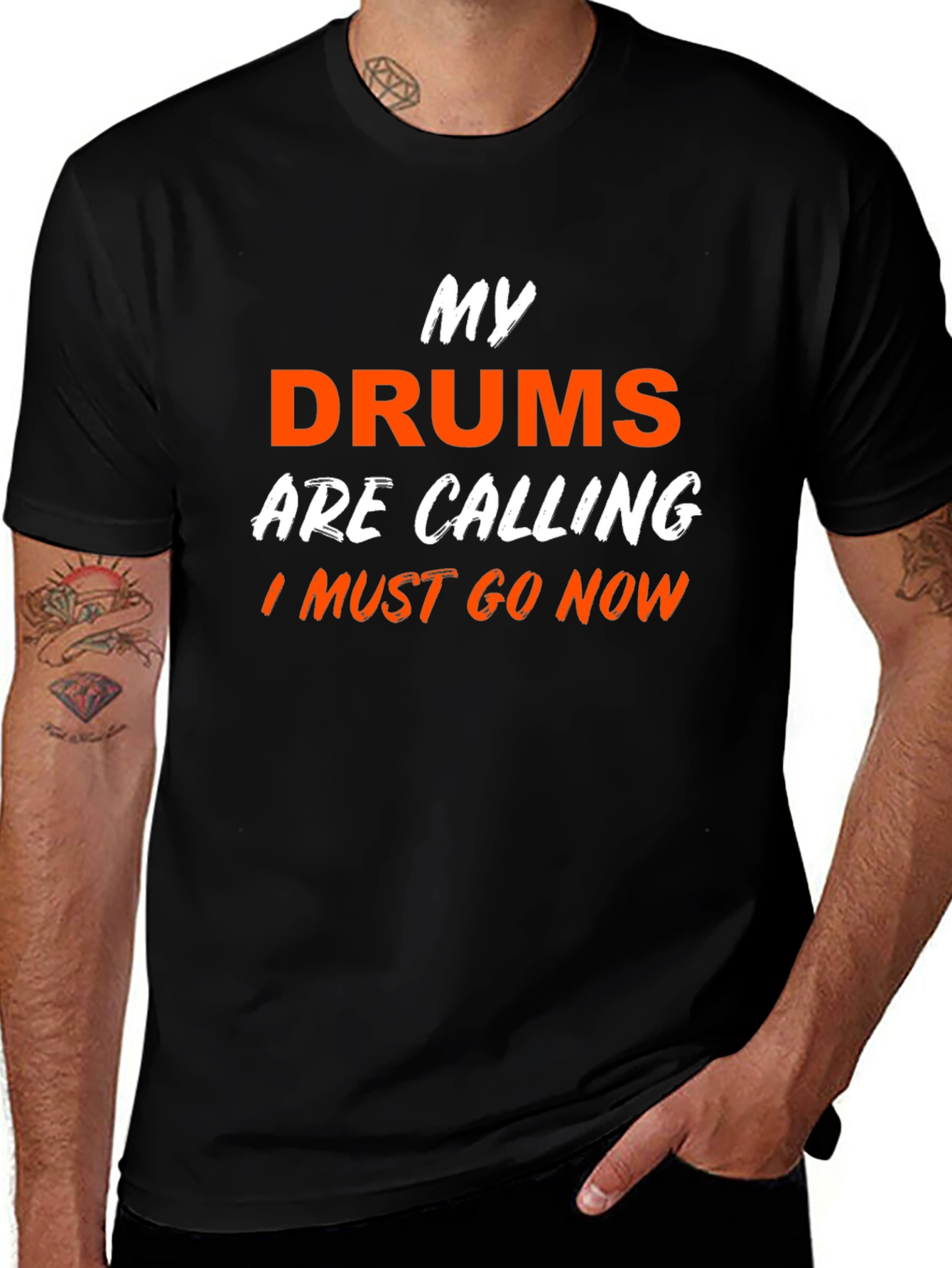 My Drums are Calling T-Shirt - Black