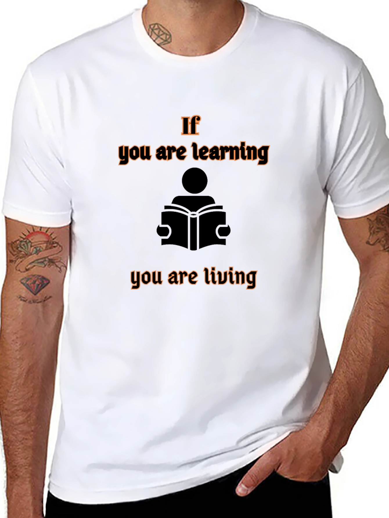 If You are Learning T-Shirt - Reading & Living