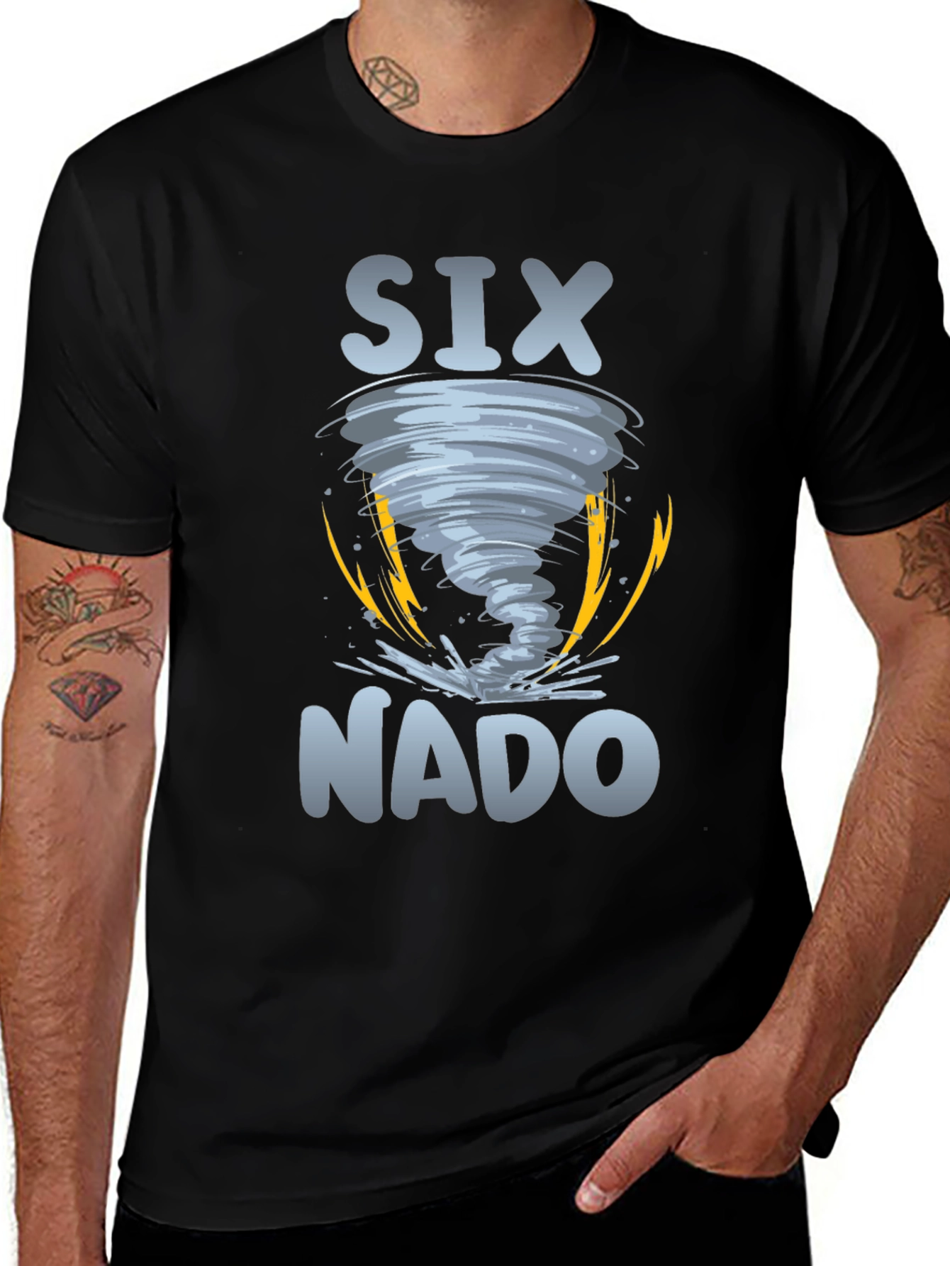 Six Nado T-Shirt Tornado Design
