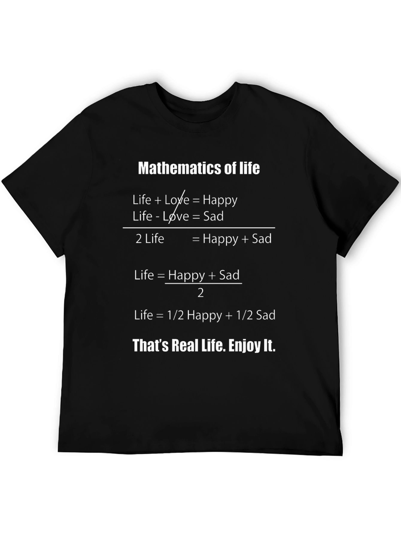 Mathematics of Life Graphic T-Shirt - Unisex