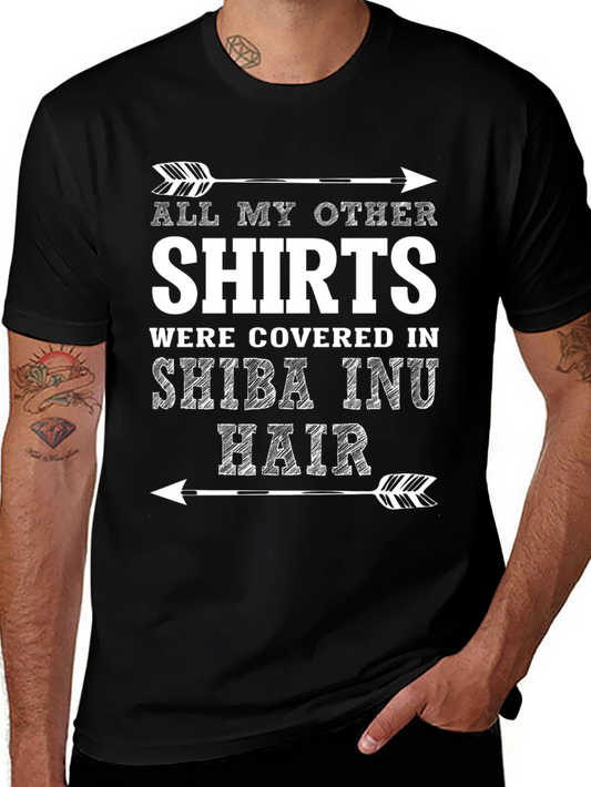 Shiba Inu Hair T-Shirt - Dog Lover Tee