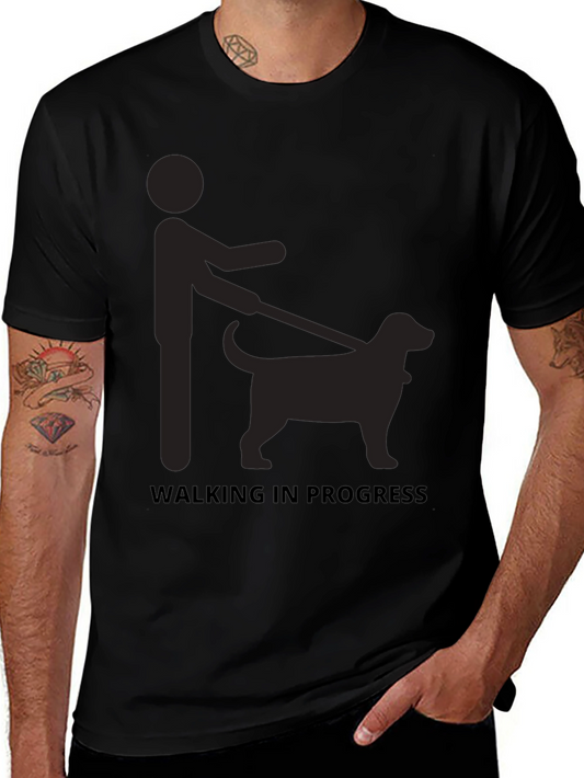 Walking In Progress Graphic T-Shirt