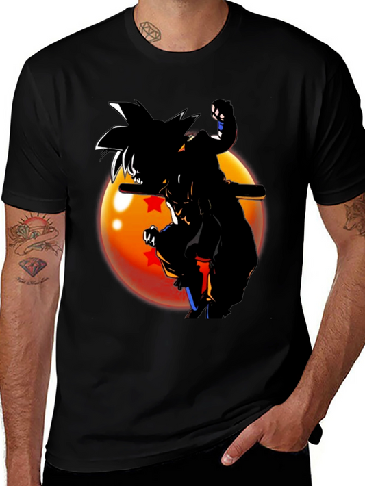 Dragon Ball Z Goku Silhouette Graphic T-Shirt
