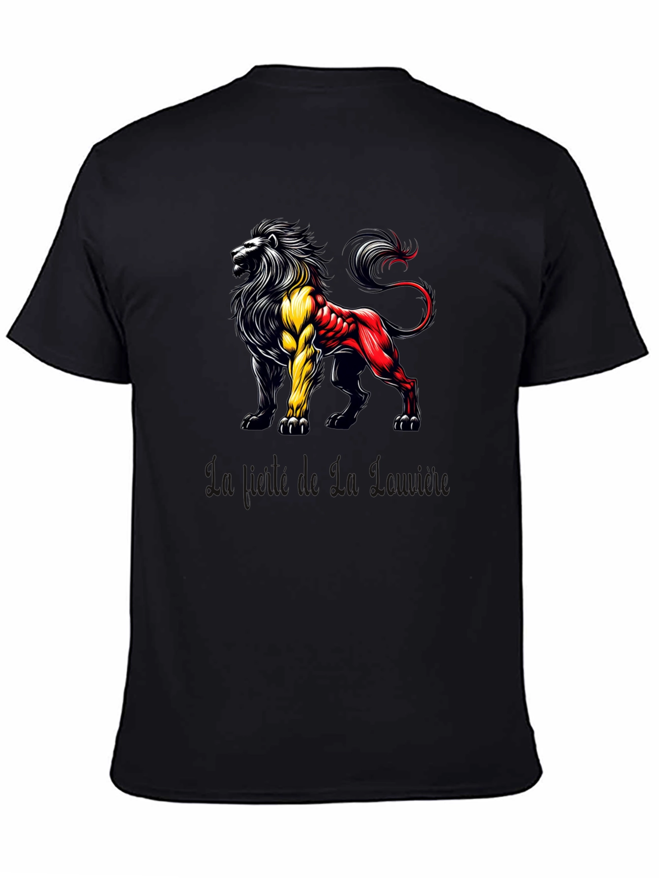 Belgian Lion Graphic Tee - Black