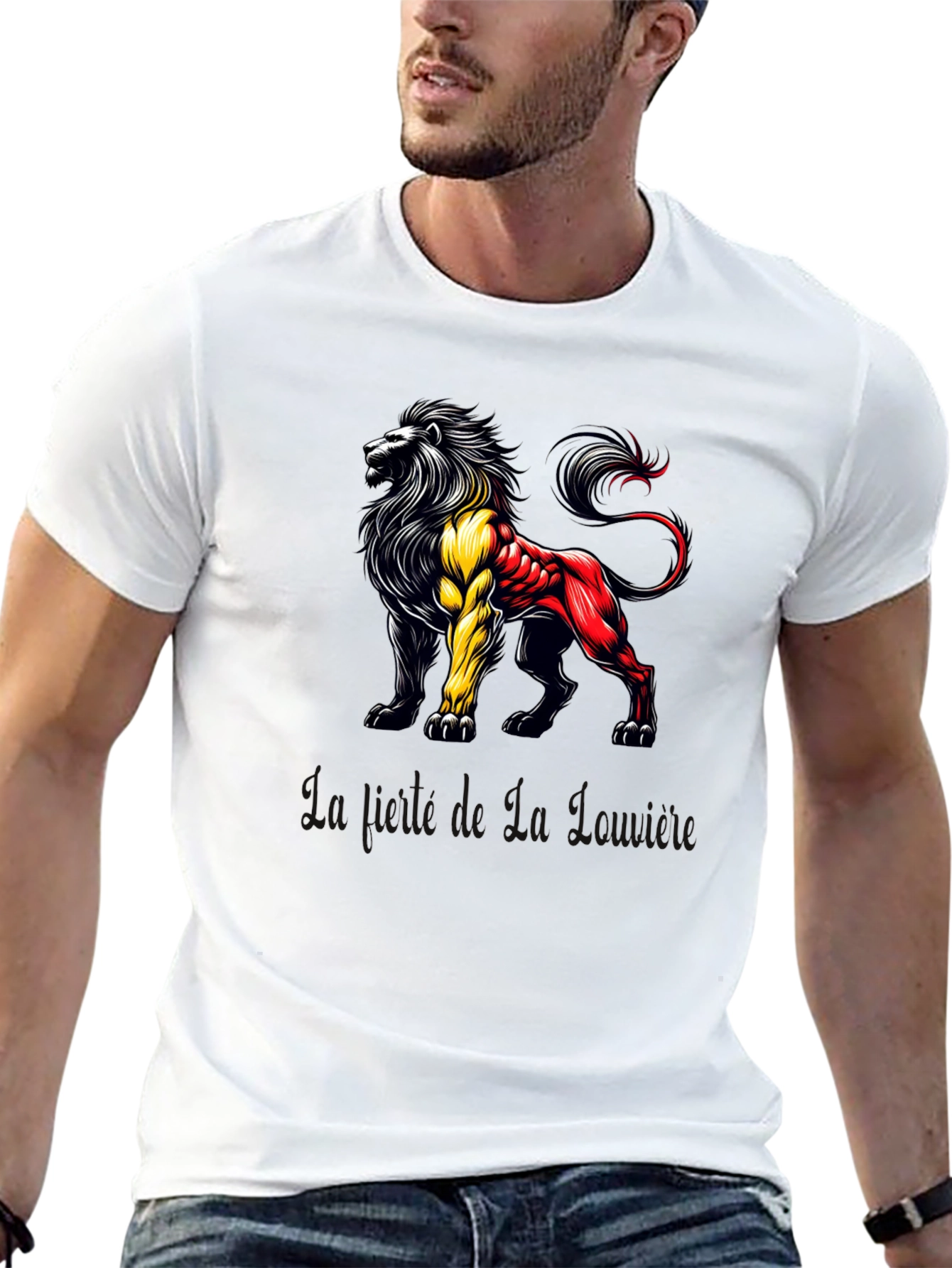 Belgian Lion Graphic Tee - Black
