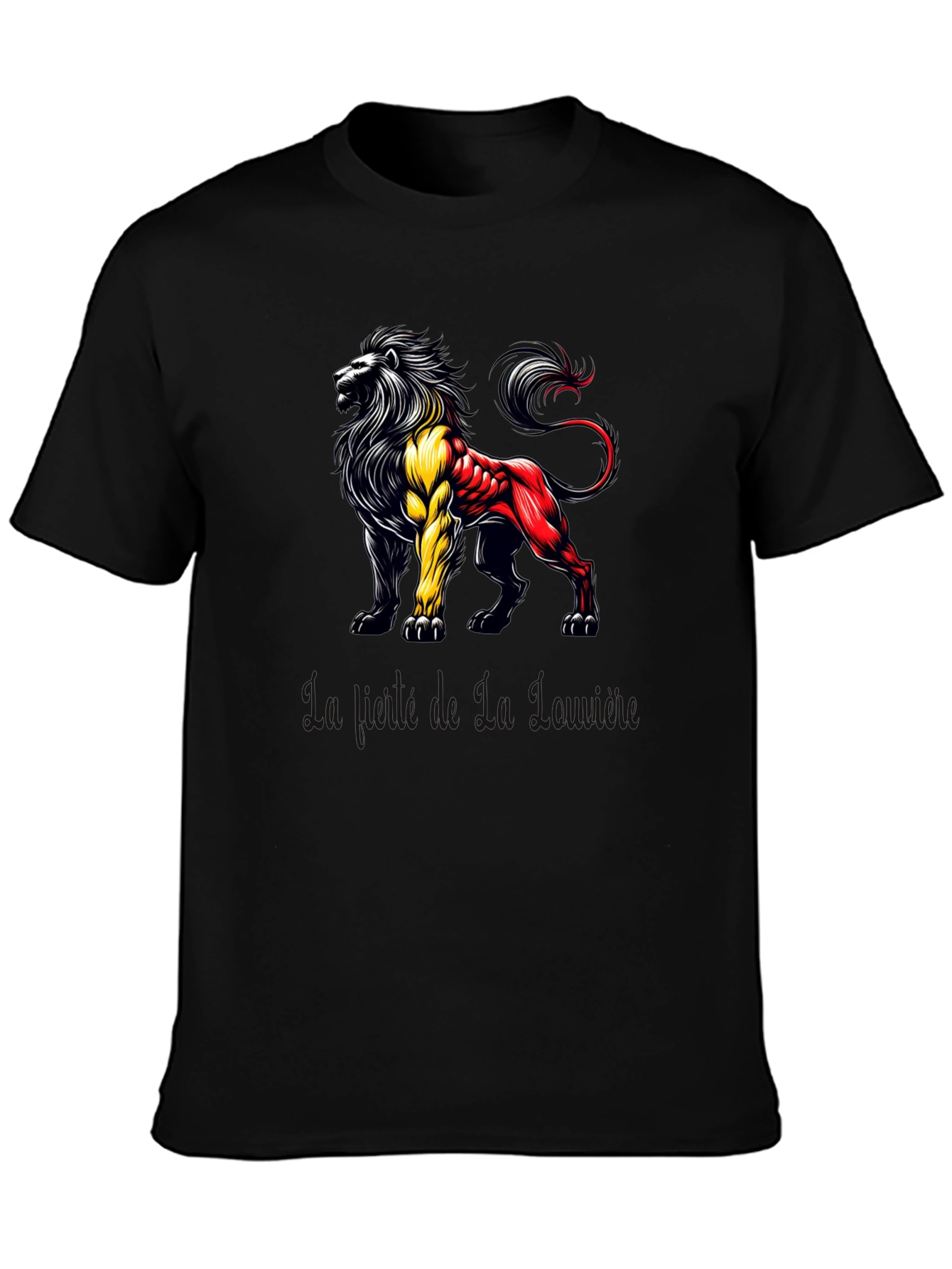 Belgian Lion Graphic Tee - Black
