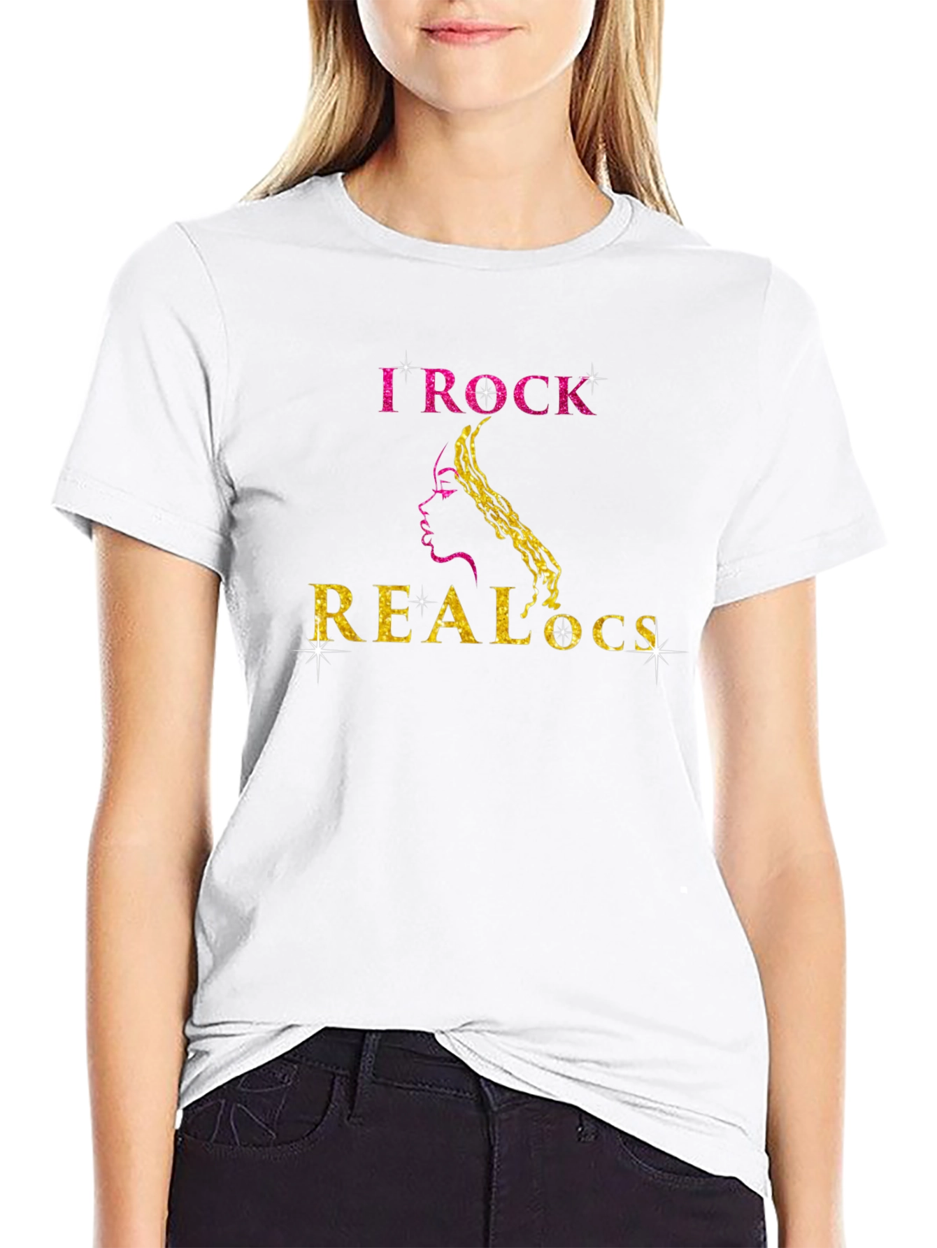I Rock Real Locs Graphic T-Shirt