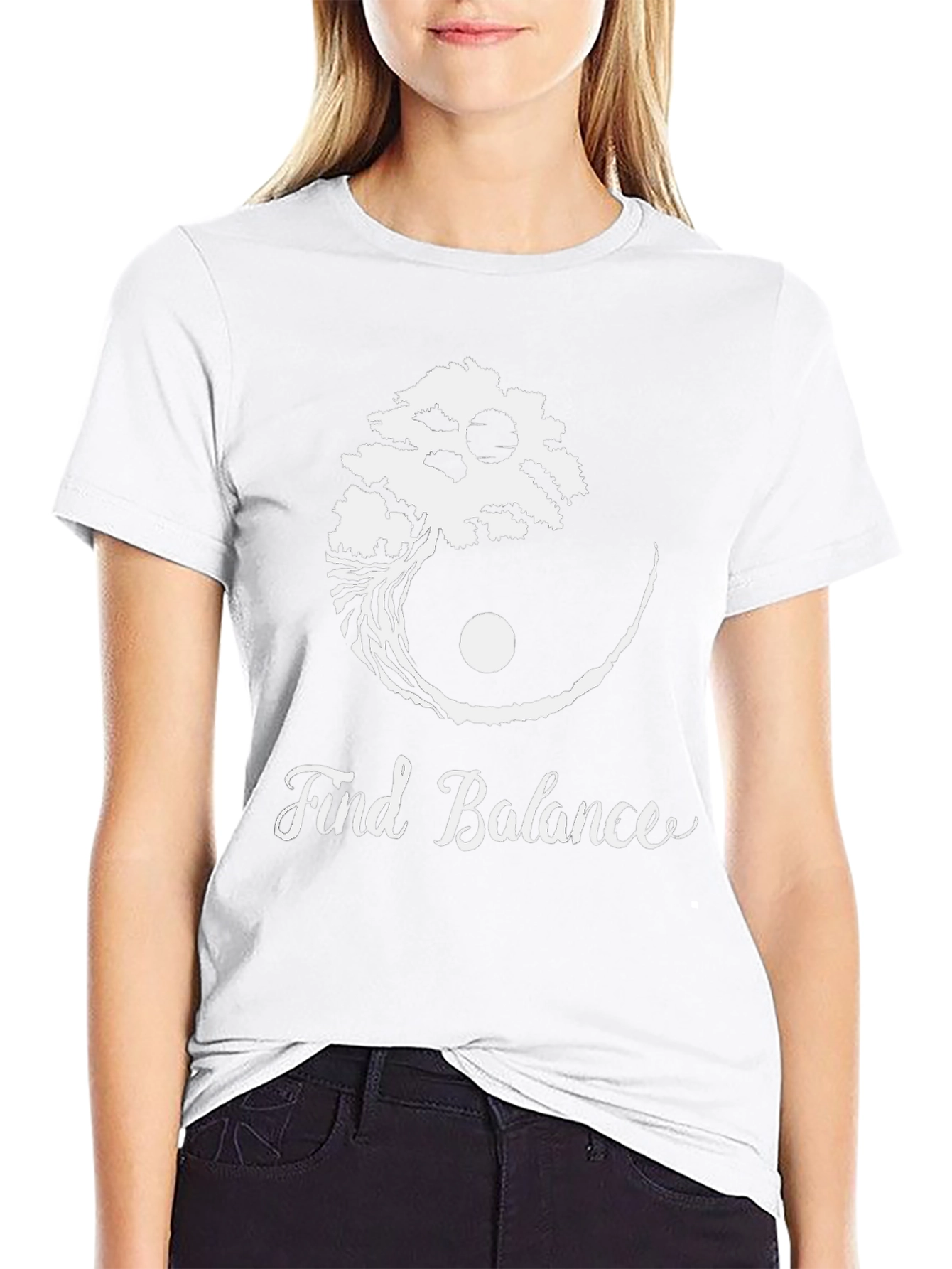 Yin Yang Tree T-Shirt - Find Balance - Unisex