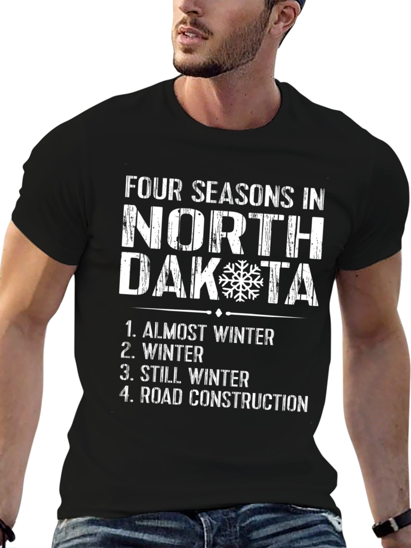 North Dakota Four Seasons Graphic Tee
