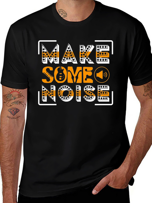 Make Some Noise Graphic Tee - Musicians T-Shirt