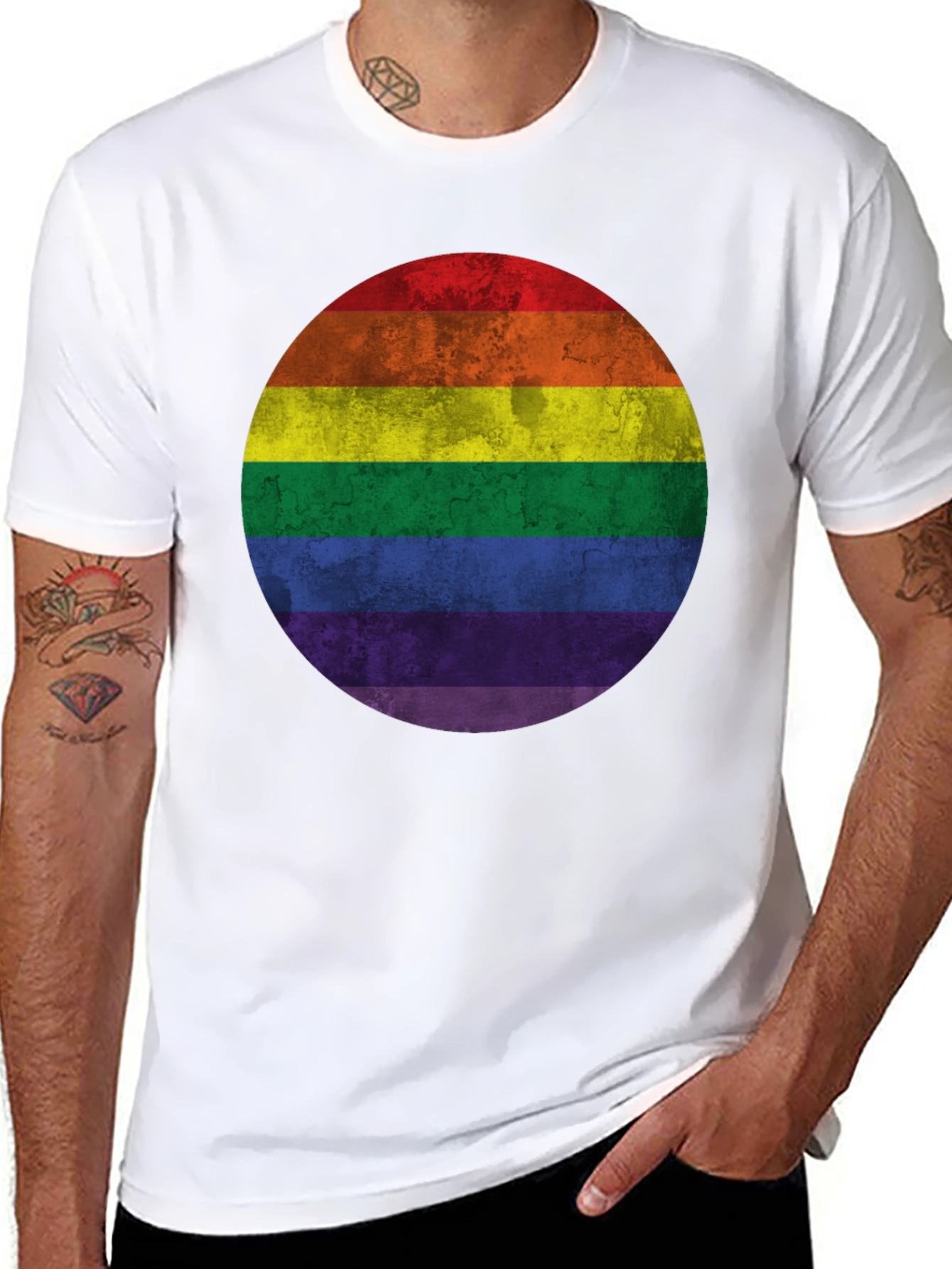 LGBT Pride Rainbow Circle T-Shirt