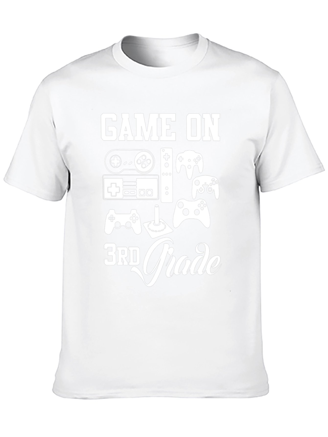 Game On 3rd Grade Gamer T-Shirt - Black