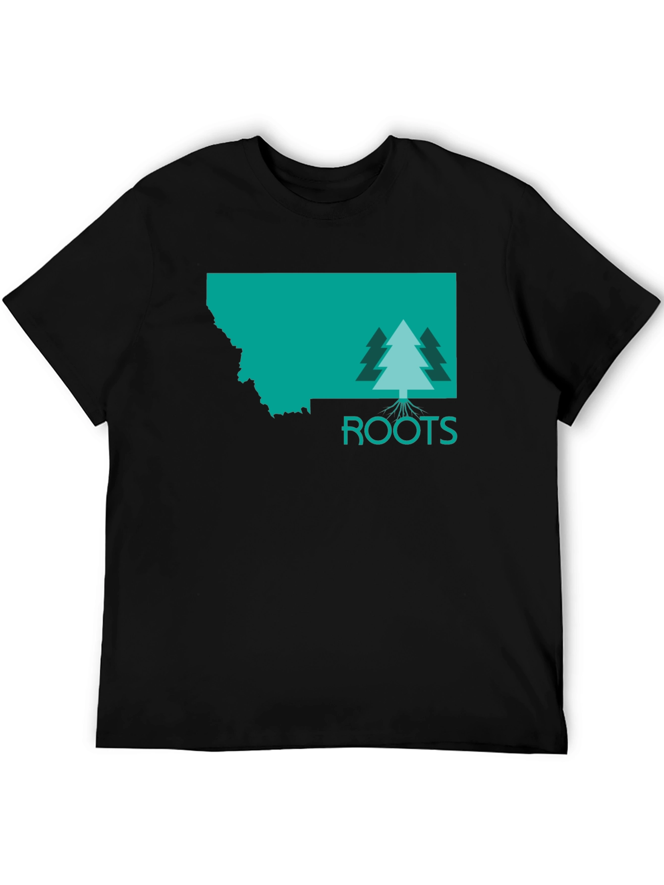 Montana Roots Graphic T-Shirt - Unisex Black Tee