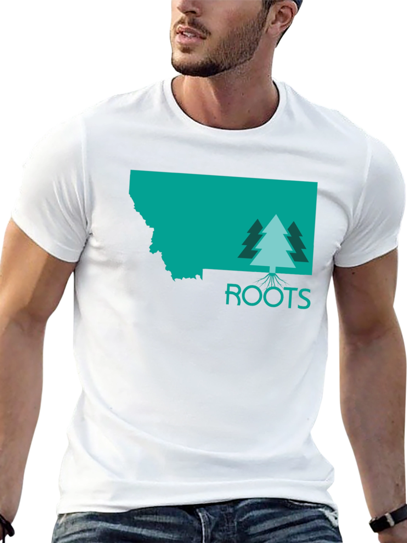 Montana Roots Graphic T-Shirt - Unisex Black Tee