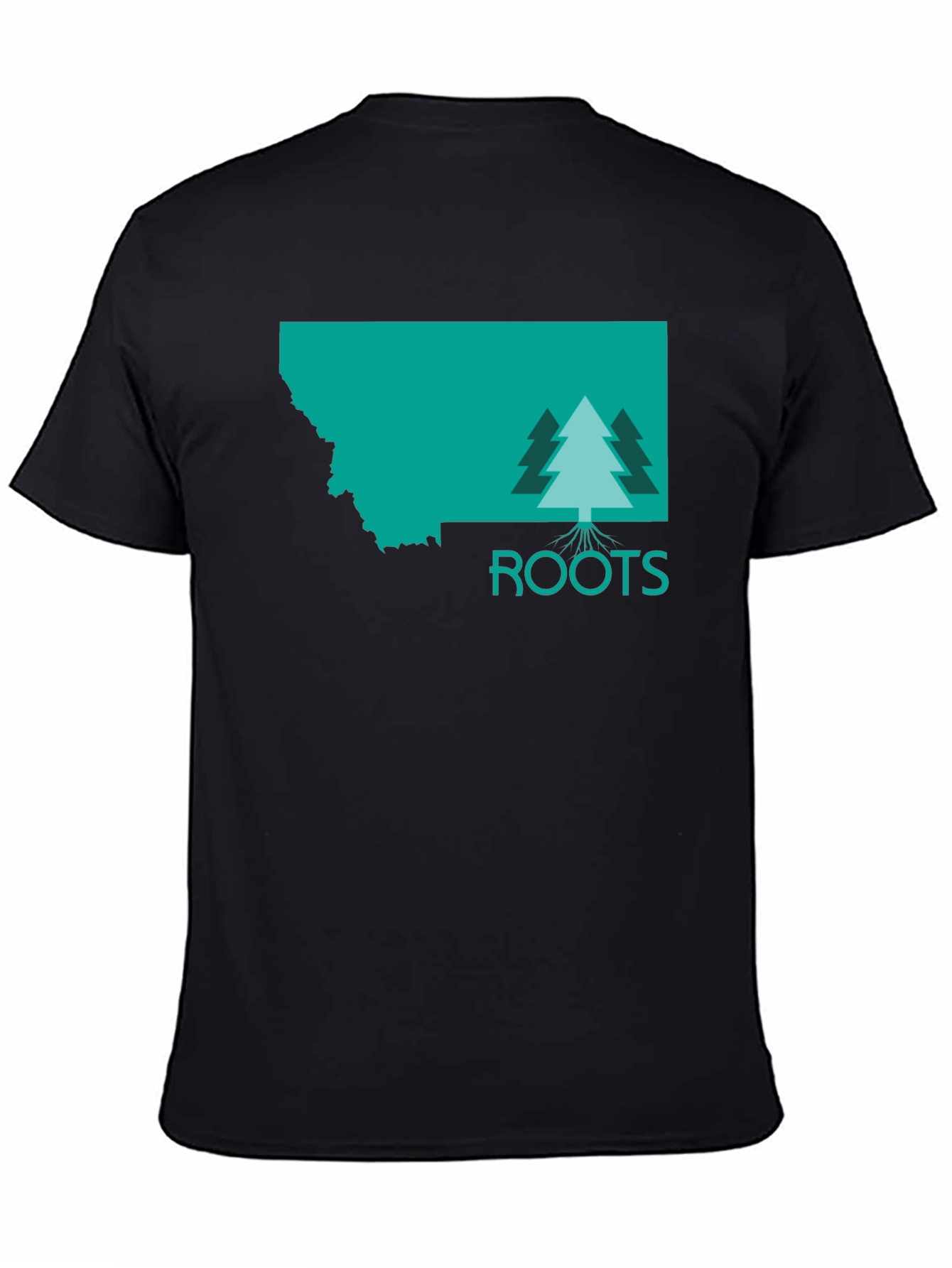 Montana Roots Graphic T-Shirt - Unisex Black Tee