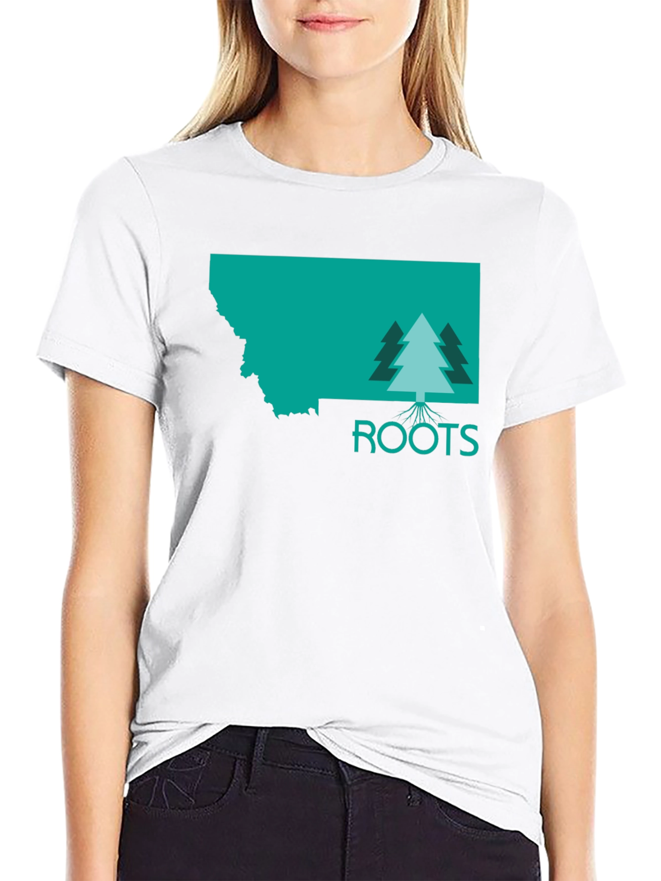 Montana Roots Graphic T-Shirt - Unisex Black Tee
