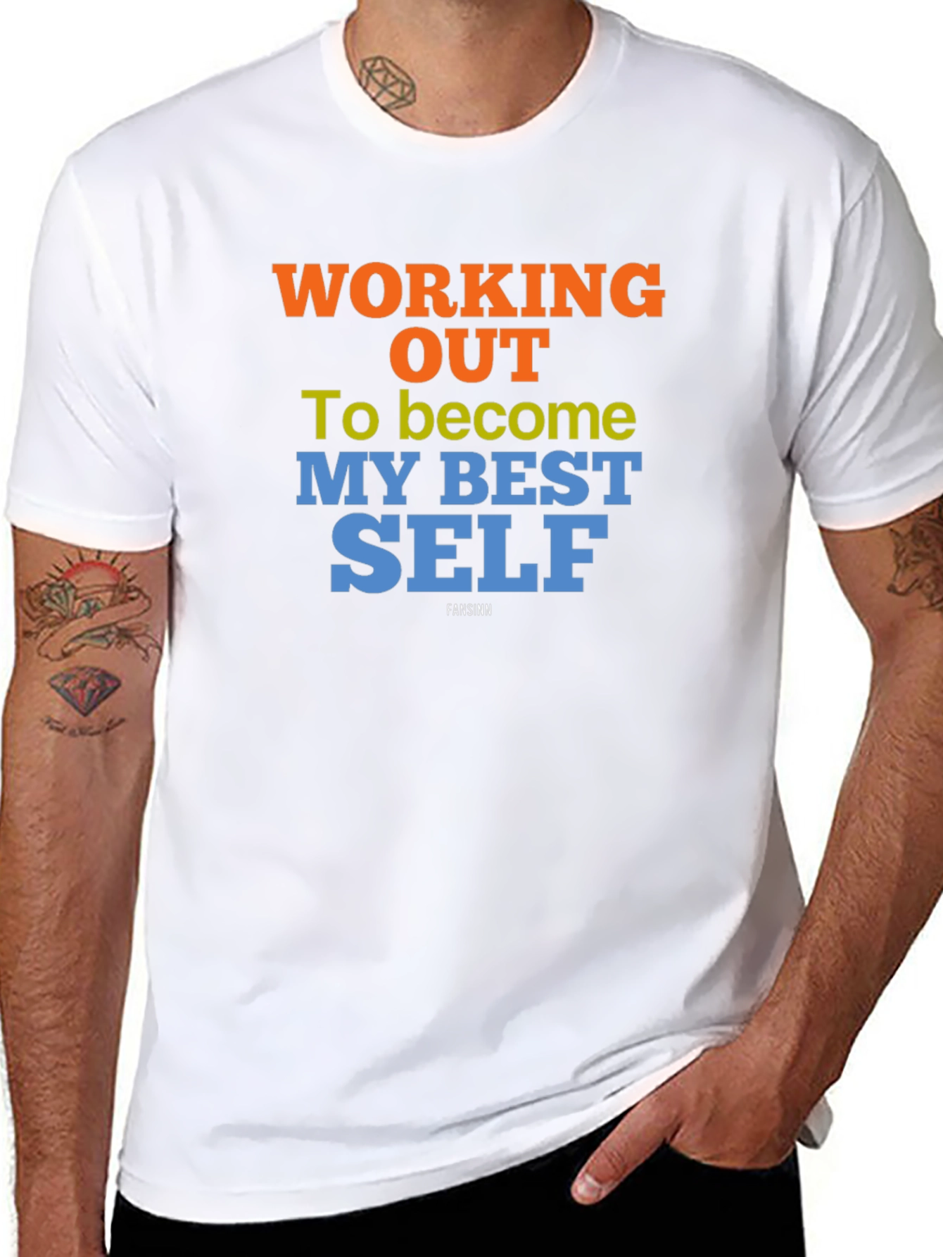Motivational Workout T-Shirt: Be Your Best Self