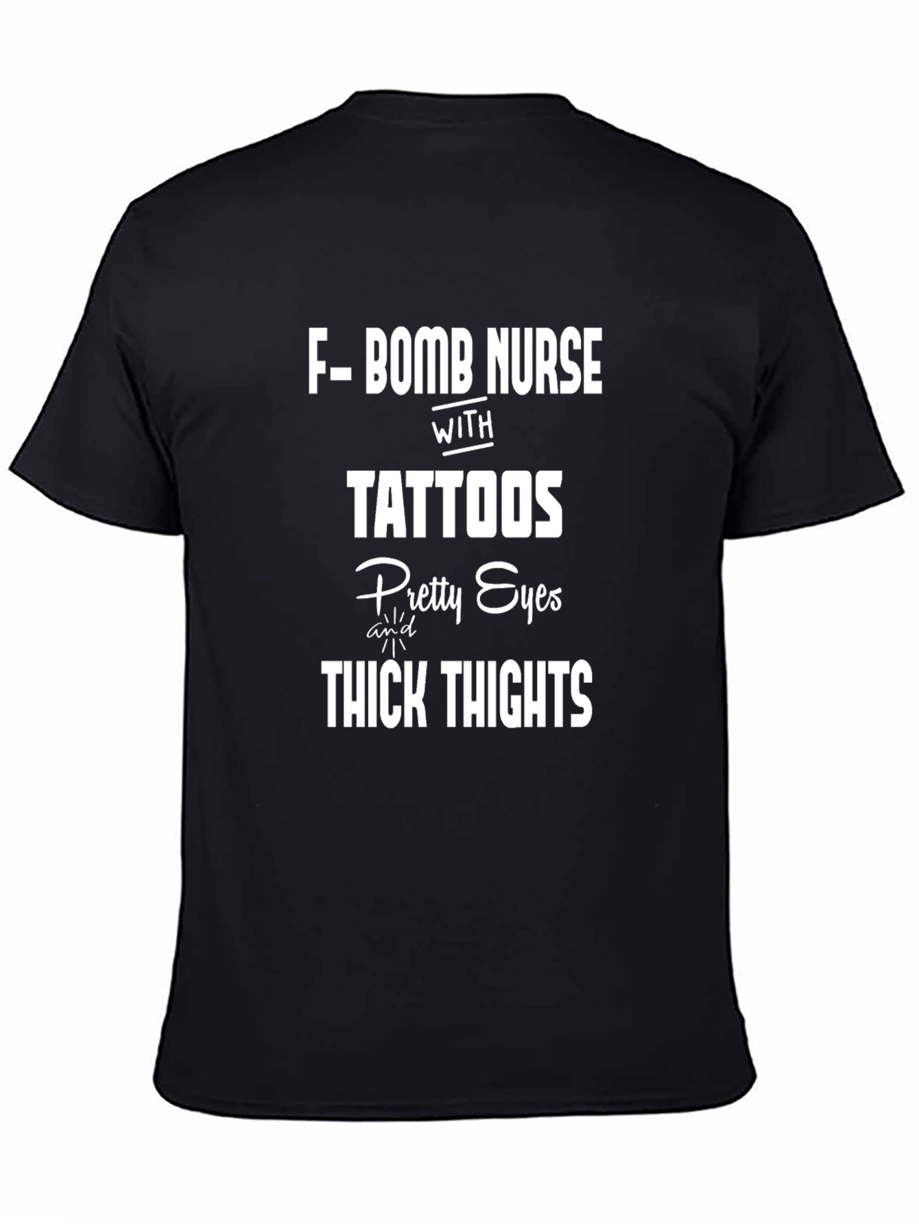 F-Bomb Nurse Tattoo T-Shirt - Sarcastic Funny Tee