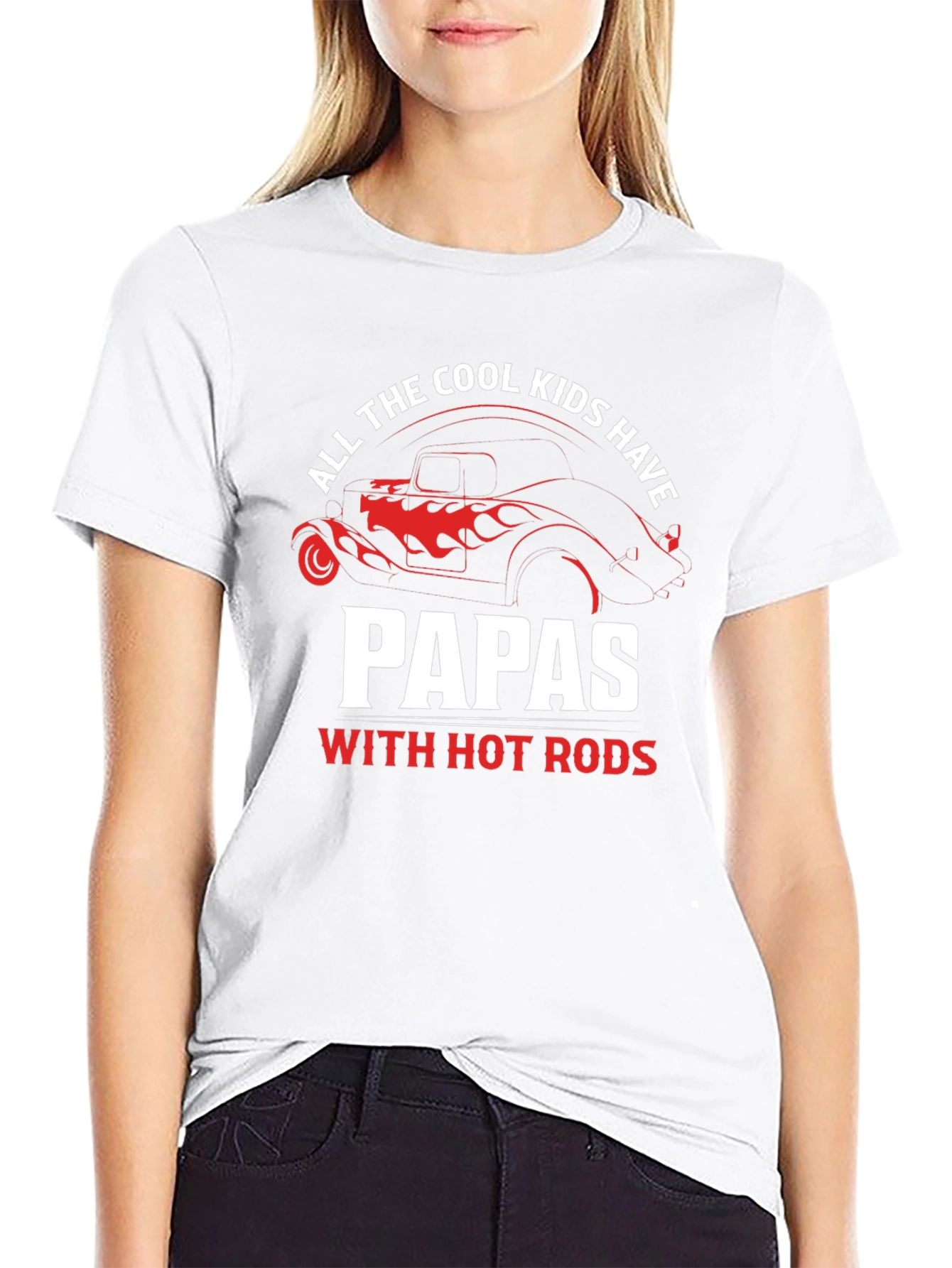 Cool Papas Hot Rods Graphic Tee - Black