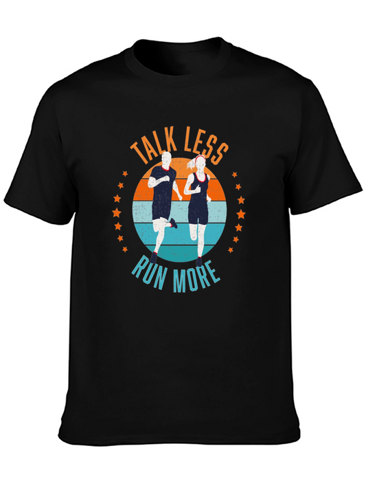 Talk Less Run More Graphic Tee